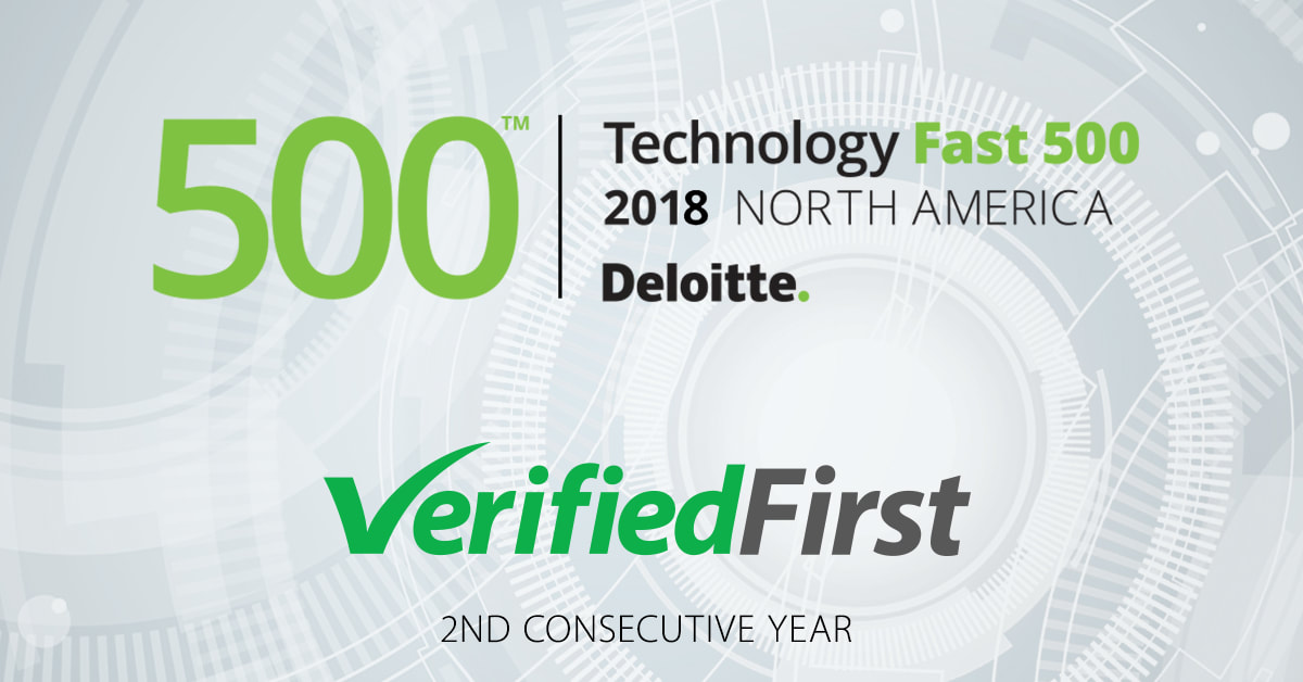 Verified First Wins Deloitte Technology Fast 500 Award for Second
